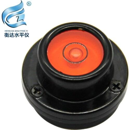 Metal flange level universal horizontal bubble bulls eye level high-precision horizontal bubble small horizontal bead