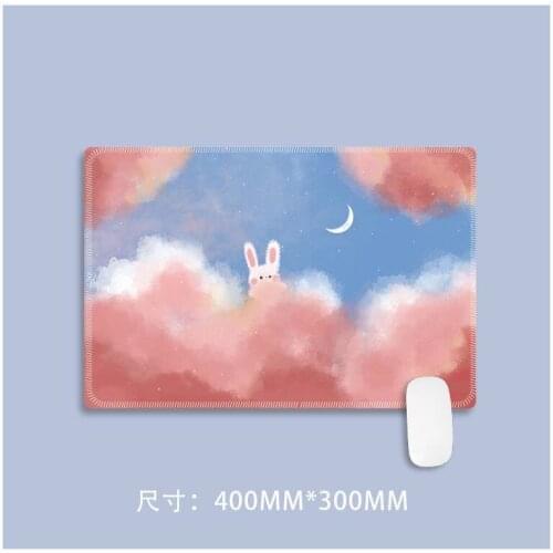 Cute Mouse Pad Office Accessories Deskpad Gaming Desk Writing Desk Mats Kawaii Mouse Pad Gamer Laptop Mat for Mouse Mice 40x30cm
