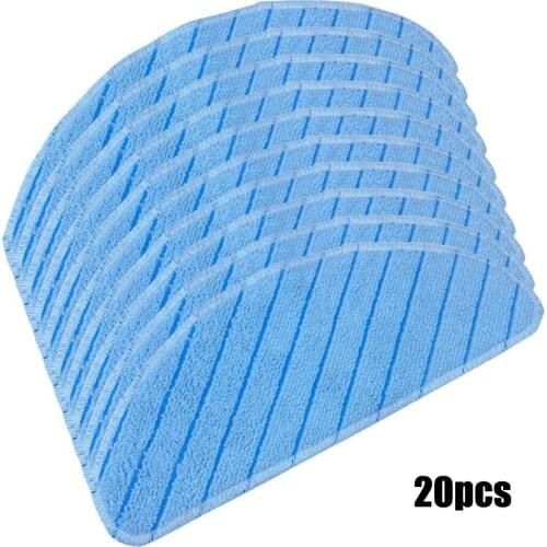 20X T9 Series Washable Cleaning Mop Cloth Mopping For Ecovacs Deebot T9 AIVI T9 PRO T9 MAX T9 POWER Robot Vacuum Cleaner Part