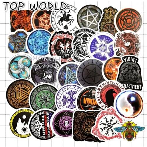 10/100pcs/set Totem Symbol Graffiti Stickers For Scrapbook Motorcycle Laptop Skateboard Waterproof Graffiti Stickers