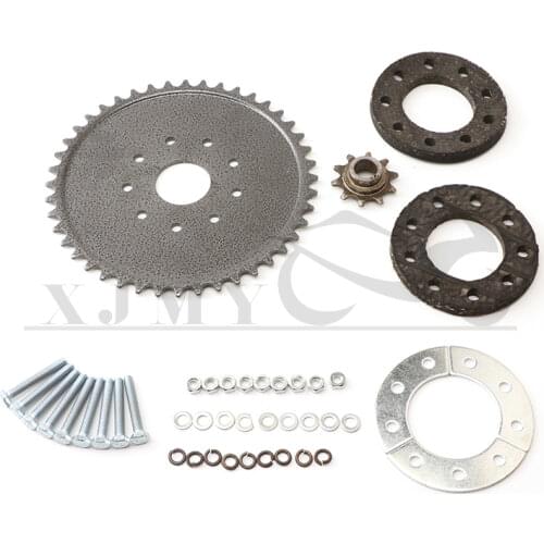 New 44T Sprocket & Mount Kit For 49cc 50cc 66cc 80cc 415 Chain Motorised Bicycle Bike
