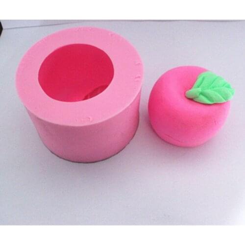 Apple handmade soap mold silicone mold