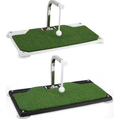 Golf Training Aids Indoor 360degre Rotating Golf Trainer PE Turf Golf Hitting Pad Thickened Mat Swing Golf Device Indoor Trainer