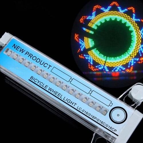 Bicycle Motorcycle Bike Tyre Tire Wheel Lights 32 LED Flash Spoke Light Lamp Outdoor Cycling Lights For 24 Inches Wheel Bicycle