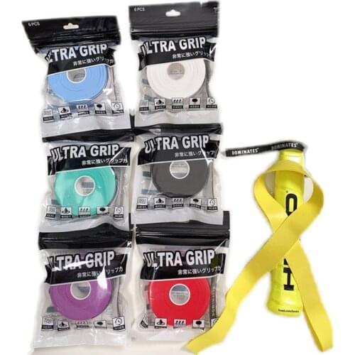 Japan Imported Material DOMINATES Sticky Tennis Overgrip Squash Badminton Slingshot Fishing Rod Wrapping Tape Strap Sports Grips
