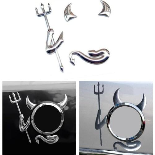 Funny Car Stickers Angel Devil For VW Volkswagen Golf 5 6 7 JETTA PASSAT B5 B6 B7 B8 MK4 MK5 MK6 Tiguan Beetle