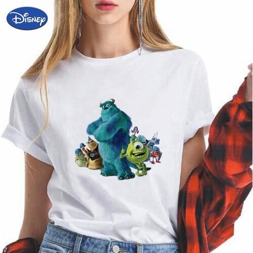 Monsters University Funny T Shirts Family Look Oversize White Short Sleeve Vogue 2021 New Arrivals 90S Harajuku Wholesale Tshirt