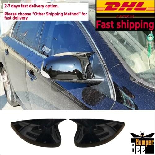 Mirror Cover for Renault Laguna 3 Accessory Bright Black BATMAN Case CAR Shield