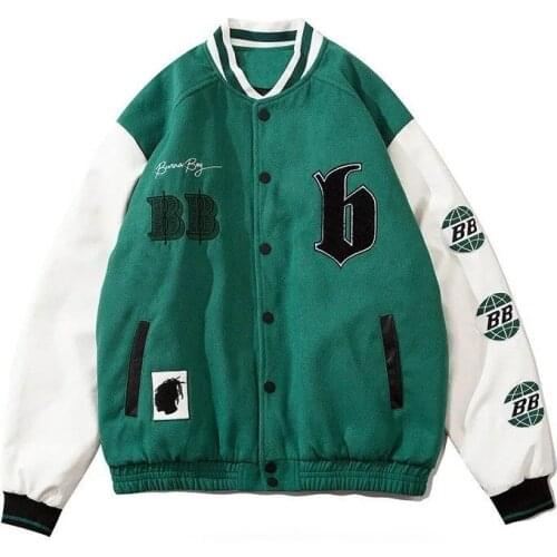Harajuku Women hip hop ​ladies couple jackets tops ladies jackets couple tops cardigans high quality baseball uniforms clothes