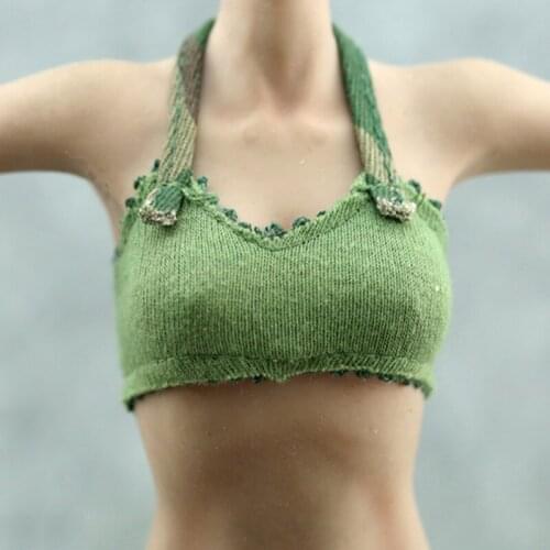 1/6 ratio feminine underwear, girls wear vests, clothes and bra models are 12" action figure body dolls one piece