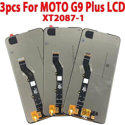 3 Piece Original For Motorola Moto G9 Plus ​LCD Display Touch Screen Digitizer Assembly For Moto G9 Plus LCD Display Replacement