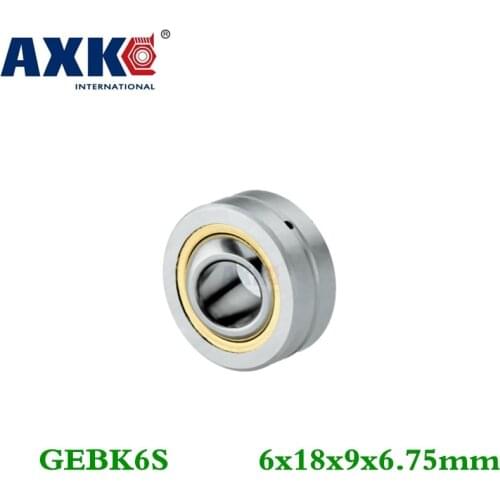 Axk Gebk6s Pb-6 Radial Spherical Plain Bearing With Self-lubrication For 6mm Shaft