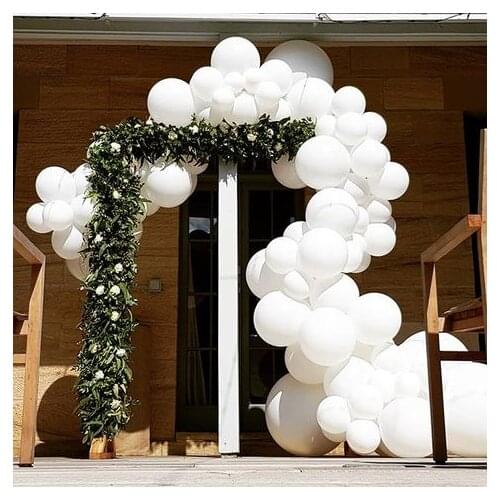 Large White Latex Balloons 5/12/18/36 inch Mini Giant White Wedding Balloon Pure White Balloon Arch Globos Birthday Party Decor