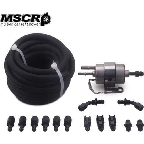 For LS Conversion Fuel Injection Line Fitting Adapter Kit EFI FI w/ Filter/Regulator