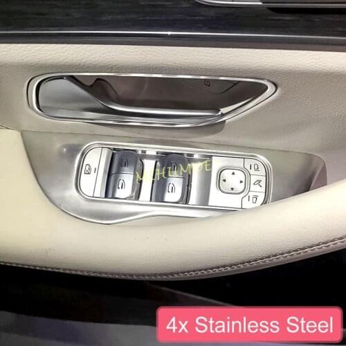 For Mercedes GLE W167 2020 2021 Interior Door Windows Switch Panel Cover Trims