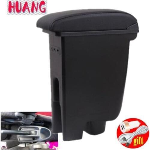 For Toyota Aygo BJ armrest Retrofit parts Interior Storage box 3USB Simple installation special Retrofit parts Car Armrest box