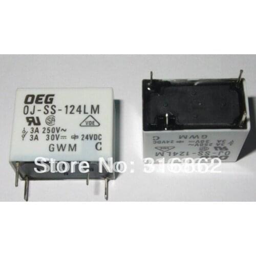 OJ-SS-124LM RELAY ORIGINAL Free Shipping 5PCS/LOT