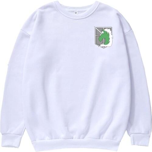 Hot Sale Cartoon Attack On Titan Logo Print Sport Hoodies Korean version Funny Sweatshirt Tops Harajuku Boys Hoodie Size XS-4XL