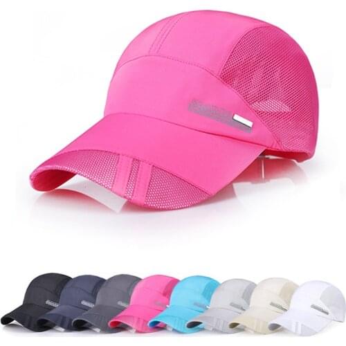Hot Unisex Hat Cap Women Men Quick Dry Sport Hat Adjustable Letter Mesh Men Caps Fitness Gym Running Hiking Sports Hat Caps