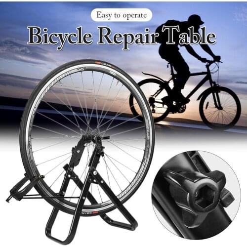 New Mountain Bicycle Bike Triple Wheel Hub Stand Kickstand Repair Parking Holder Folding Universal