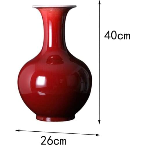 Variable Color Glaze Modern Style Kiln Change Ceramic Tabletop Flower Decorative Vase Home Decoration Accessories