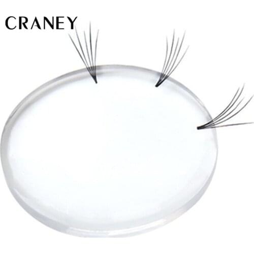 Silicone Easy Fan Lash Pads Volume Eyelash Stand Lash Patches Holder Eyelash Extension Grafting Pad Pallet Beginner Makeup Tool