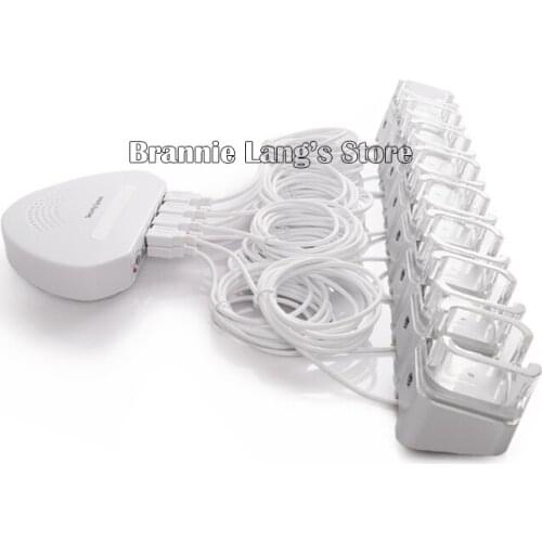 4&6&8&10 Ports Cell Phone Alarm and Charging Mobile Smart Phone Security Display System for Iphone Samsung Huawei