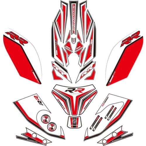 Motorycle Reflective 3D Gel Front Rear Tank sticker Fairing Number Board Protector for BMW S1000RR S1000 RR 2014-2017 2015 2016