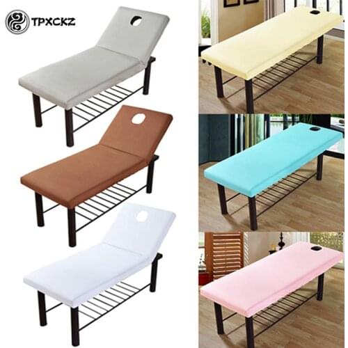 Universal Beauty Massage Bed Table Cover Bed Sheets Skin-friendly SPA Massage Treatment Table Cover with Face Breath Hole