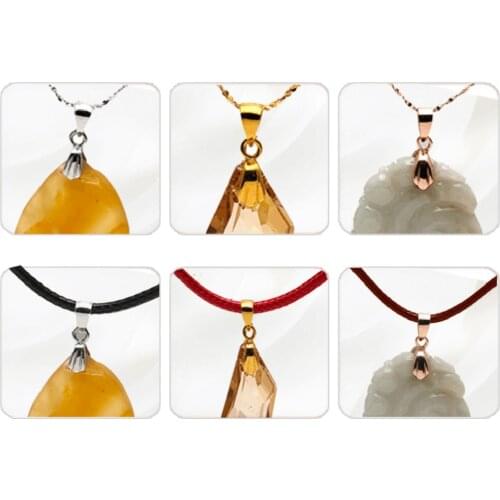 Pinch Clip Bail Clasp Charm Pendant Connector Pendant Bail Pinch DIYJewelry Making Gold 4.5mm 5.5mm 6.5mm