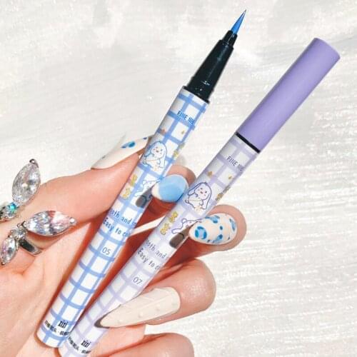 7 colors Liquid Eyeliner Pen Colors Non-smudge Waterproof Eyeliner Matte Eyeliner Liquid Waterproof Easy To Wear Make Up Matte