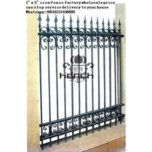 Hench 100% handmade forged custom designs picket fence panels