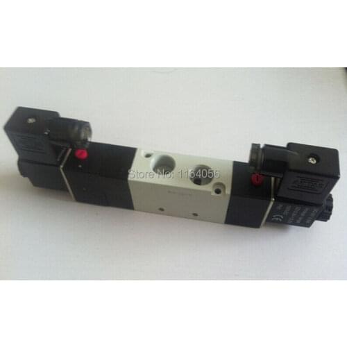 1x 4V330C-10 5Ports3Position Dual Solenoid Pneumatic Air Valve 3/8" BSPT DC 12V