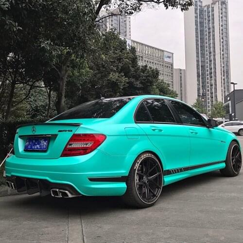 2pcs 50*150cm Electro-optic metal Lake Green Car Body Film Matte Beautiful Luxury Car Vinyl Wrap Styling Sticker for Bike Laptop