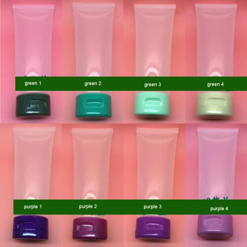 300pcs Soft Empty Tube Transparent Soft Tube Makeup Cosmetic Cream Lotion Travel Containers Case 80ml Facial Cleanser Container