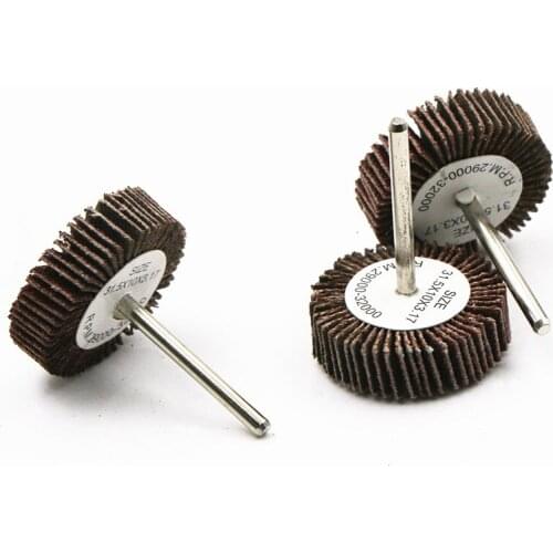 Abrasive Tools 80-Grit Flap Disc Sand Paper Wheels Discs Brush Shutter Grit Grinding Polishing Sand Rotary For Dremel Tool