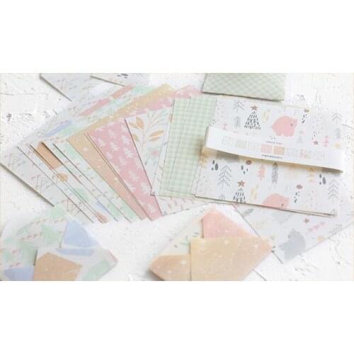 Lovely Dream Scrapbook Origami Art Background Paper Pack DIY Projects/ Handmade Card Making/ Home deco Gift Packing