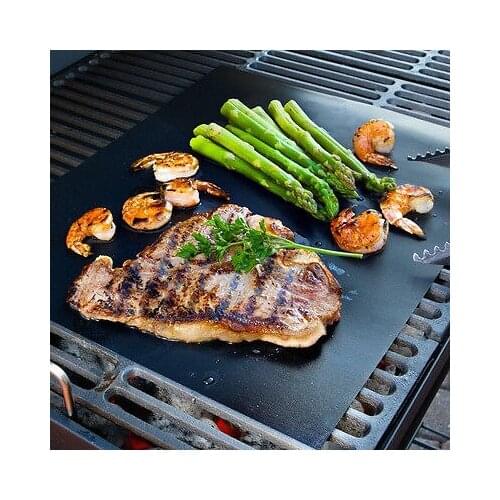 Non-stick BBQ Grill Mat Barbecue Baking Liners Reusable Cooking Sheets 40 x30cm Cooking Too
