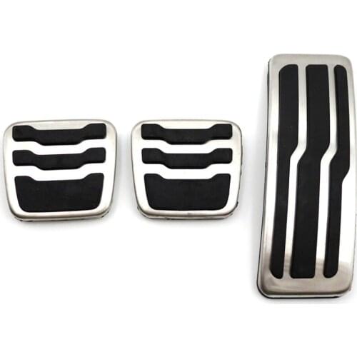 Stainless Steel Car Pedals Fit For Ford Everest Ranger 2015 2016 2017 2018 2019 AT MT Parts Gas Brake Pedal Protection Cover