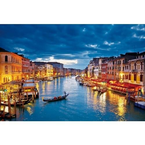 Venice night view The wooden puzzle 1000 pieces ersion jigsaw puzzle white card adult childrens educational toys