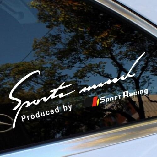 Car Styling Reflective Sport Racing Window Sticker Windsheild decal For Mercedes Benz A C CLA class w205 w211 w204 c200 w203 AMG