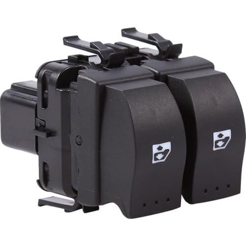 Electric Window Lifter Button Control Switch Black for Renault Clio II B0 B1 B2 CB0 CB1 CB2 SB0 SB1 SB21998-2014