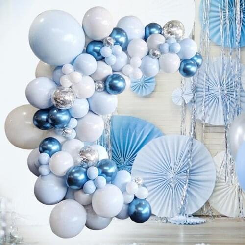 Multicolor Balloons Garland Arch Latex Foil Metal Balon Backdrop Decorations Wedding Birthday Party Balloons Decorations Kit
