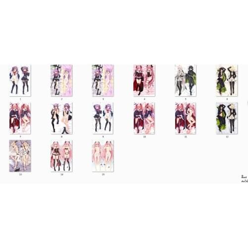 Hot sale anime owari no seraph Characters Shinoa Hiragi throw pillow cover Seraph of the End Vampire Reign body Pillowcase