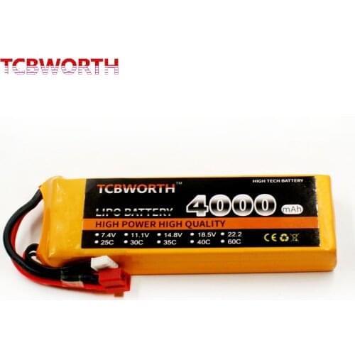 3S RC LiPo Battery 11.1V 4000mAh 40C 3S for RC Airplane Helicopter Aircraft Quadrotor Drone 3S 11.1V RC Li-Po Batteria 4000mah