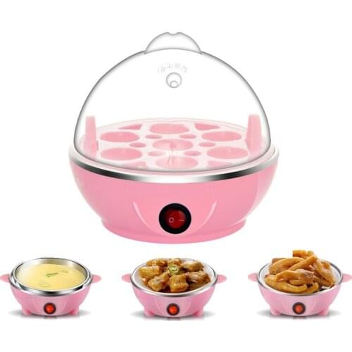 Free shipping egg cooking Stainless steel mixer mini Egg Boilers steamer dry prevention multi-function automatic power breakfast