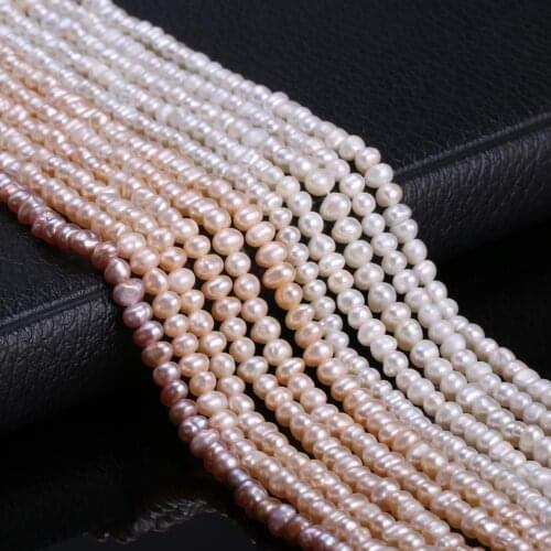 Natural Cultured Freshwater Pearl Potato Shape Loose Bead for DIY Women Charms Bracelet Pendants Necklace Jewelry Making
