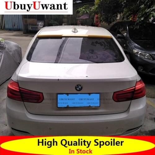 For BMW F30 3 Series 2013 2014 2015 2016 2017 2018 ABS Primer Rear Roof Spoiler Tail Trunk Boot Wing Decoration Car Styling