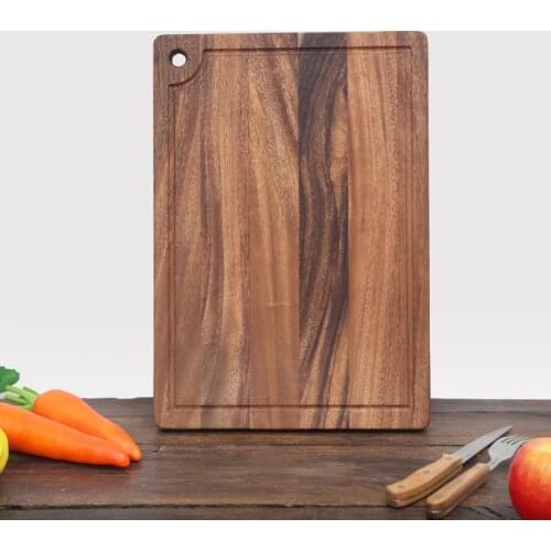 Walnut wood Cutting Board Double-side Using Bread Fruit Durable Chopping Blocks Kitchen Household Square Cutting Board
