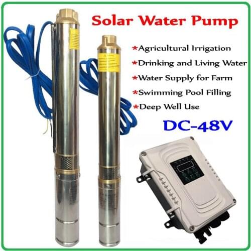 DC Solar Pump 48V Brushless high-speed solar deep well pump permanent magnet synchronous motor for home & agriculture